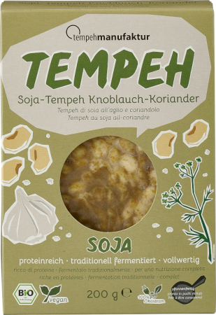 Tempeh Knoblauch Koriander